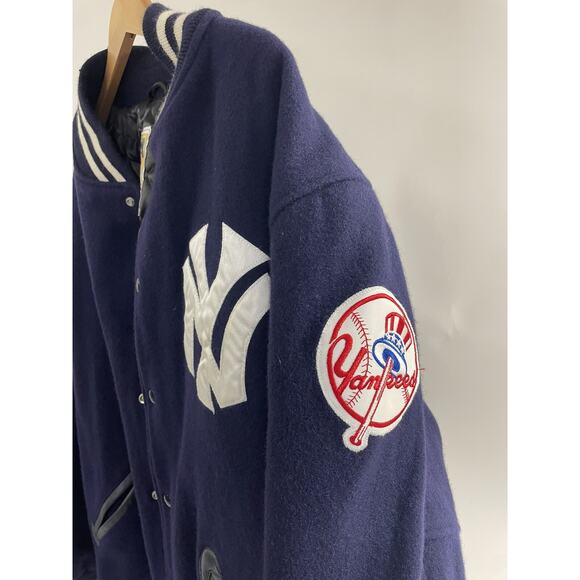 New York Yankees 1961 Mitchell & Ness Wool Jacket Men’s , Navy Blue Size 56 - Picture 5 of 9